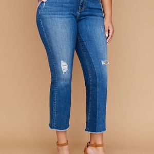 Lane Bryant Crops with Fringe